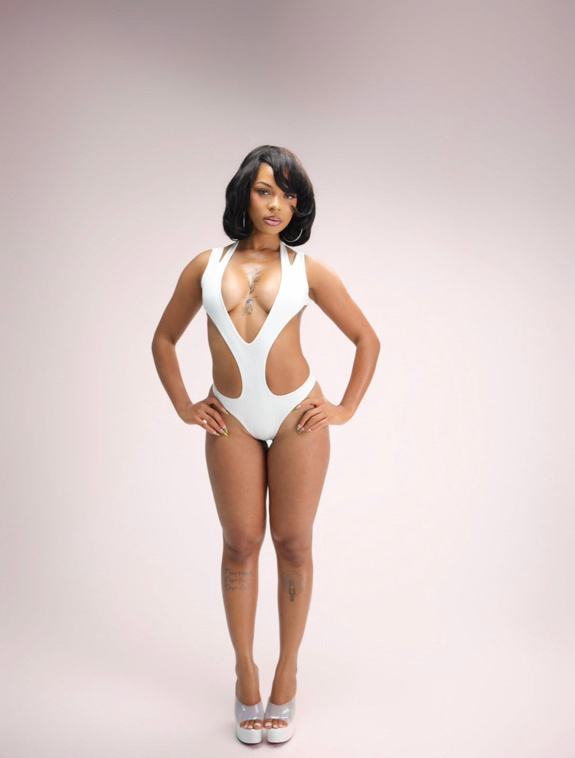Eat Me Bodysuit (White)