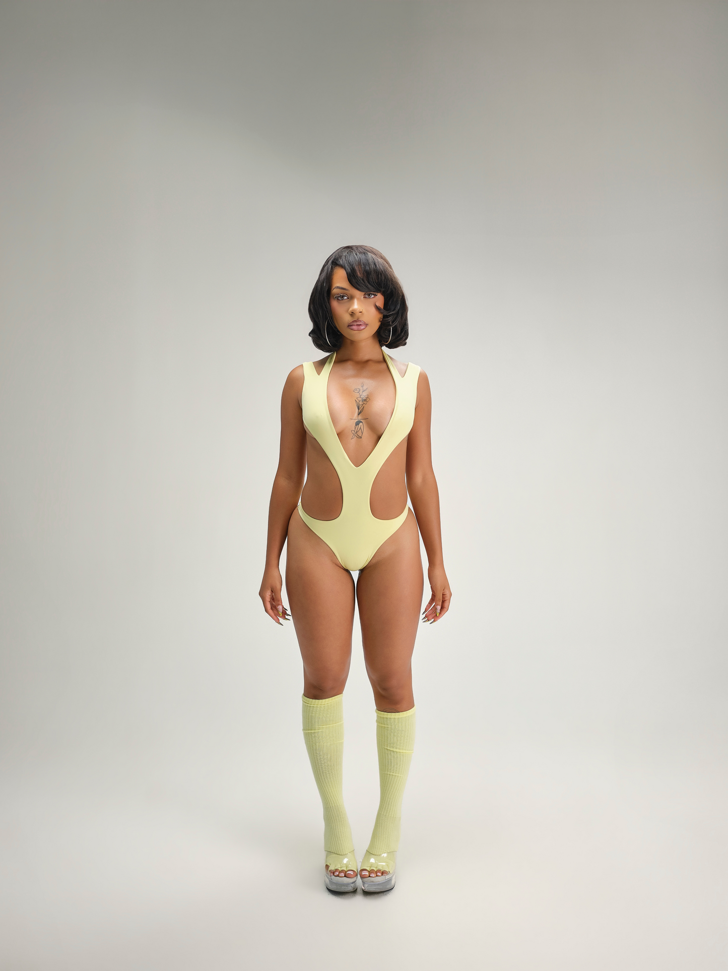 Eat Me Bodysuit (Yellow)