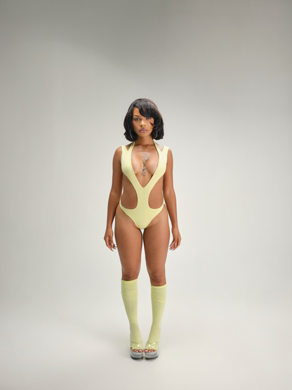 Eat Me Bodysuit (Yellow)